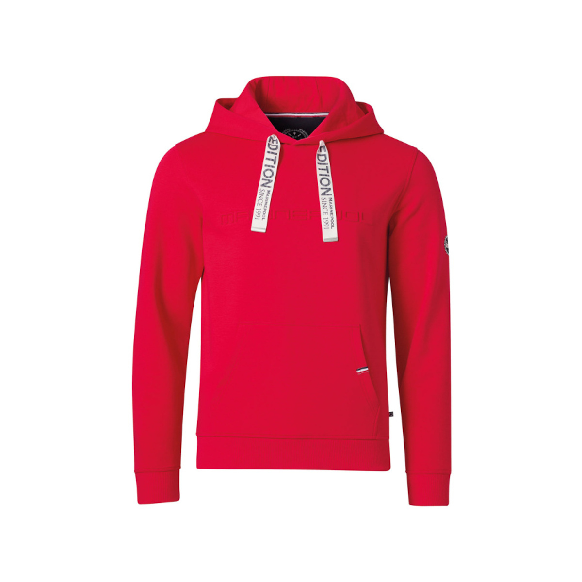 SALE: Marinepool Bent hoodie heren rood, maat M
