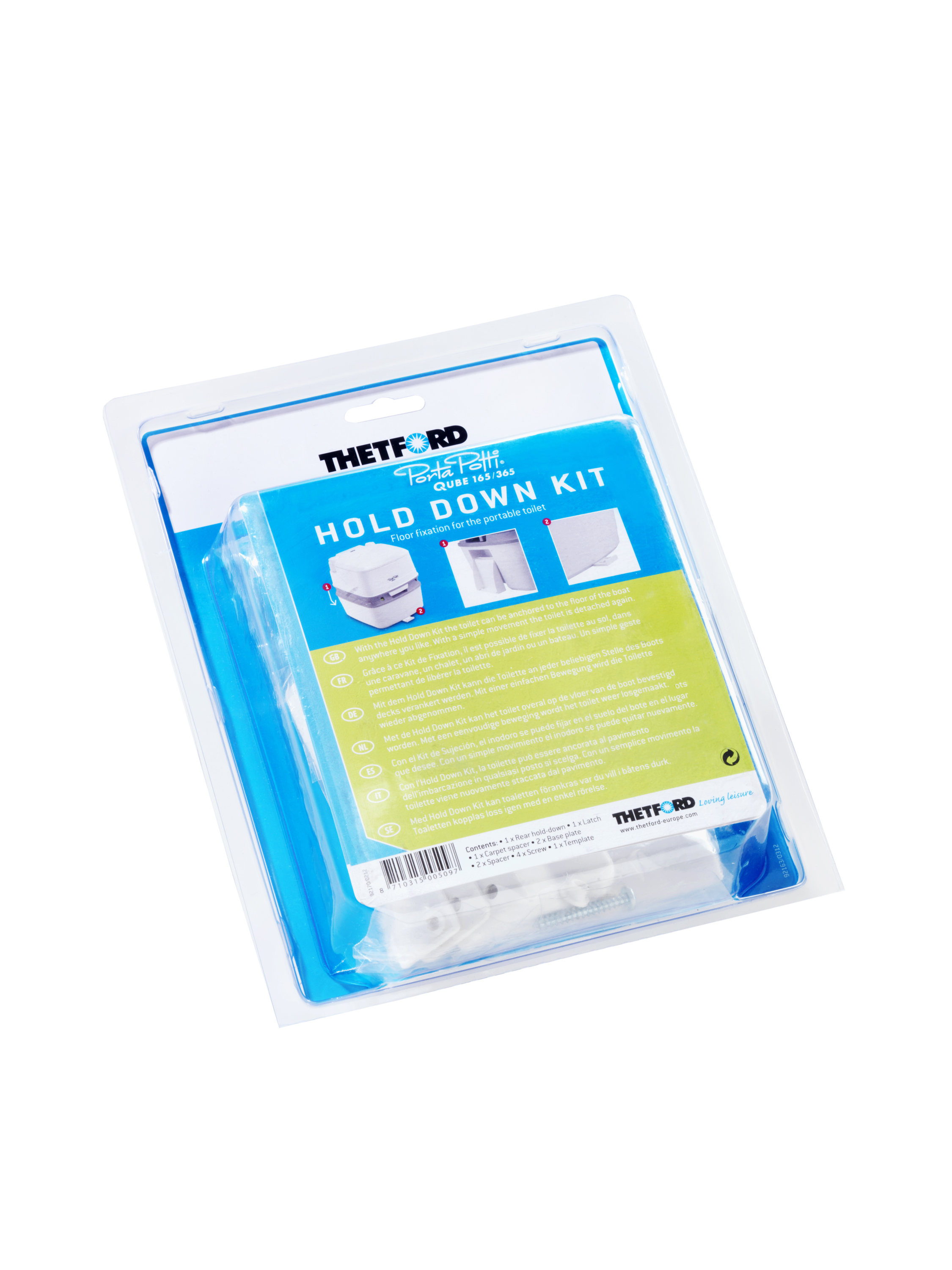 Plastimo Vloerinstal.kit/Porta Potti 165 Toiletten