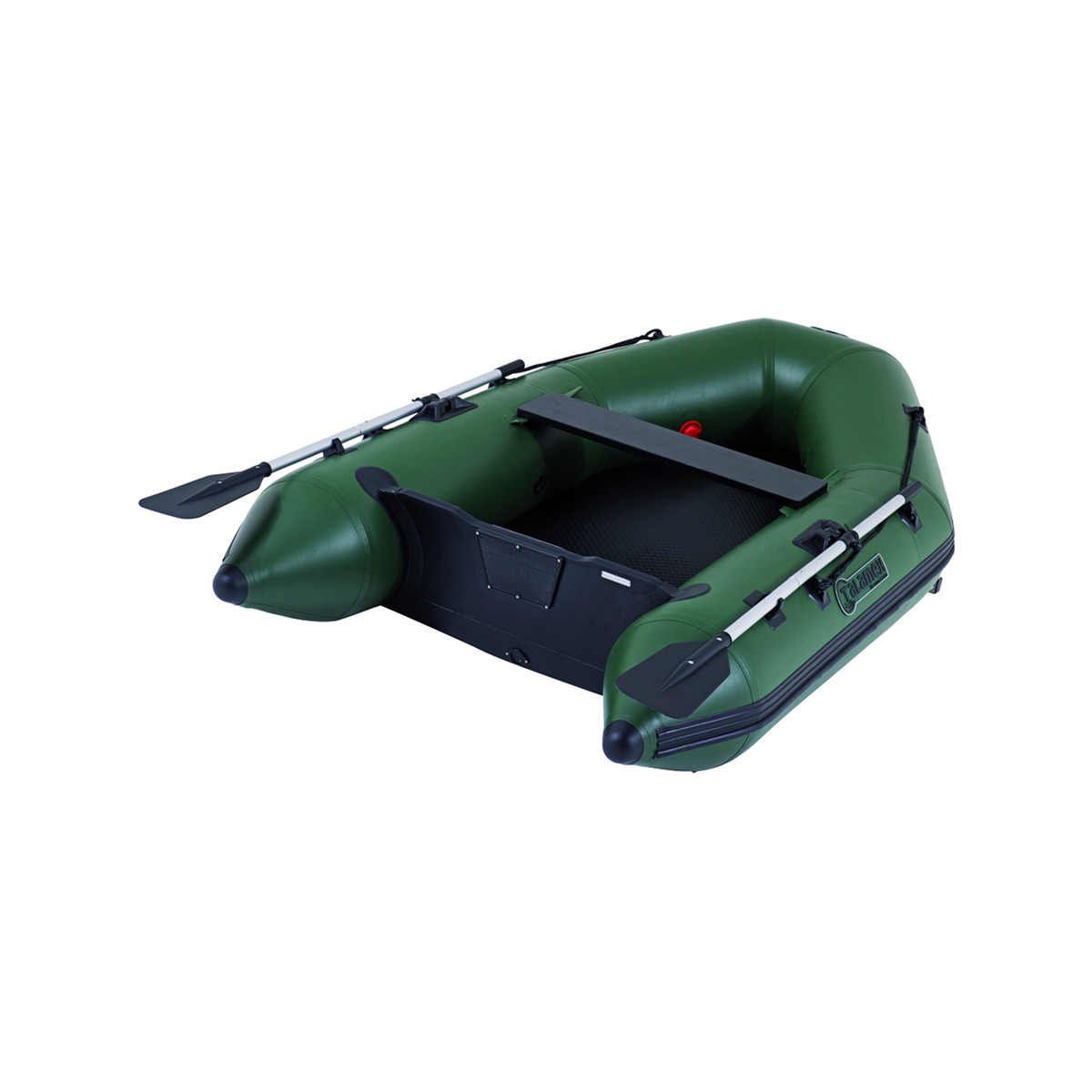 Talamex Greenline GLS160 opblaasbare rubberboot met lattenbodem, lengte 1,60m, donkergroen
