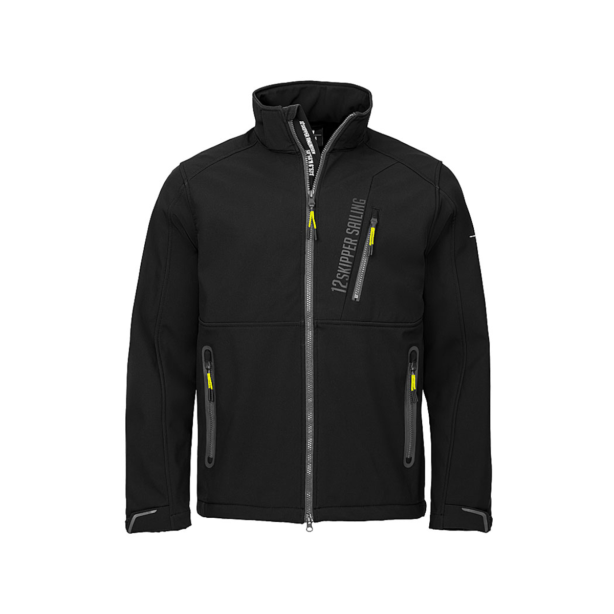 DEAL: 12skipper Amundsen Softshell jas unisex zwart, maat S