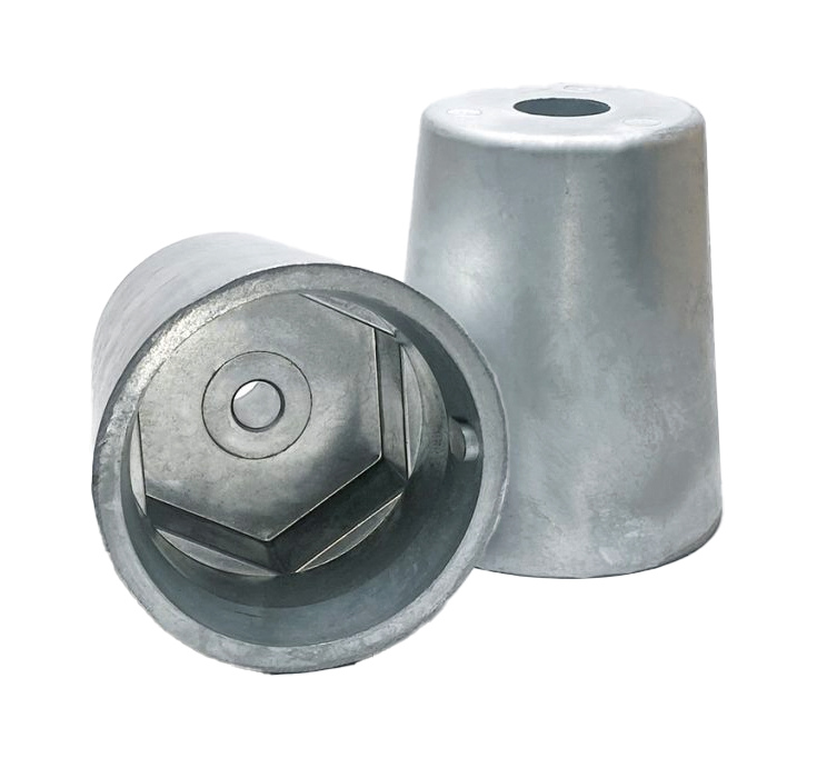 Crosseven opofferingsanode zink conisch zeshoekig 1-3/4 inch