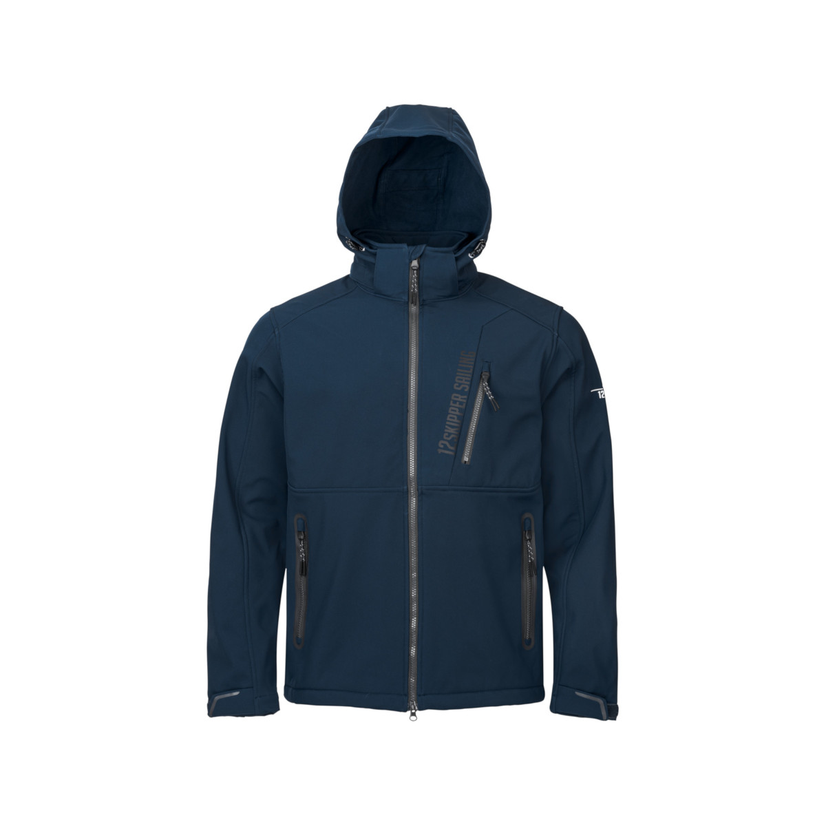 12skipper Amundsen Softshell jas unisex marineblauw, maat XL