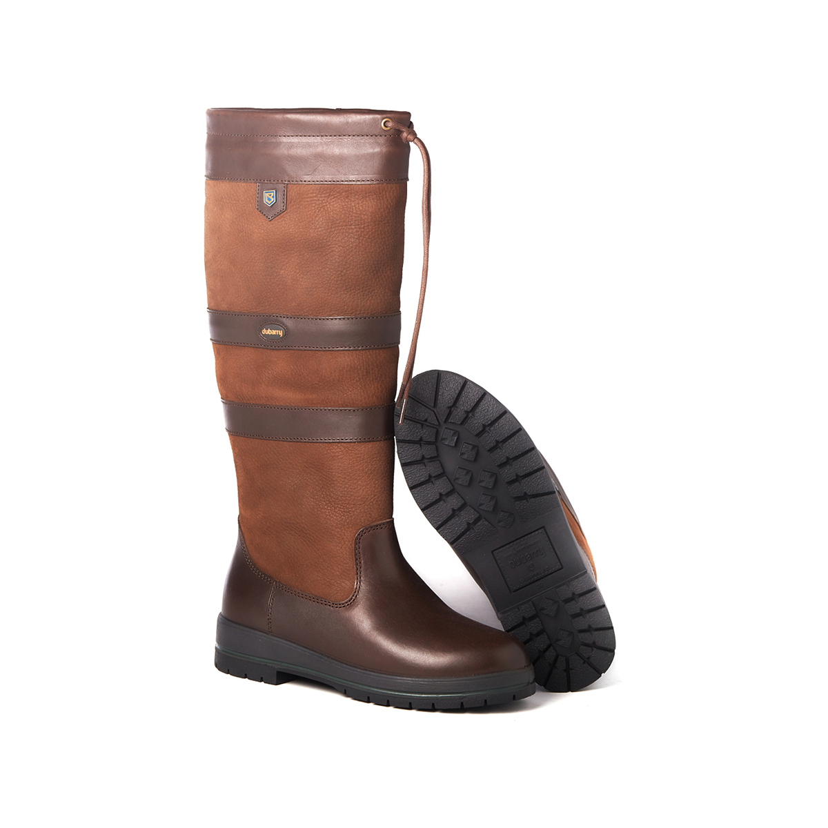Dubarry Galway ExtraFit outdoor laars leer Gore-Tex unisex walnoot-bruin, maat 43