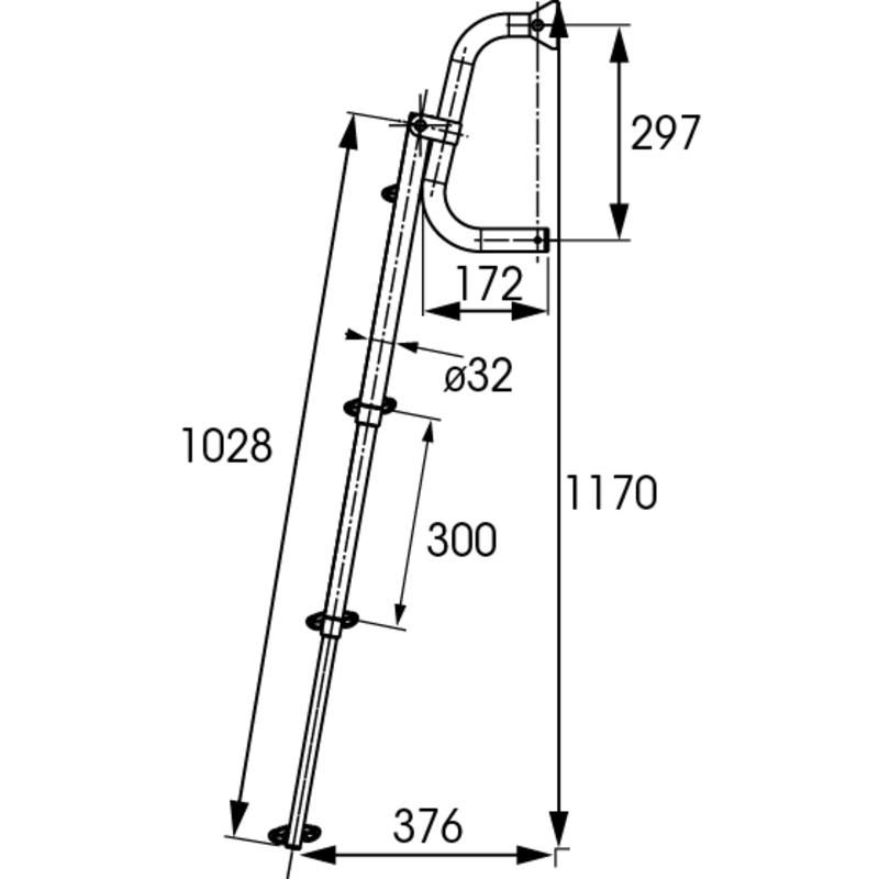 Plastimo Ladder Omhoog Telescopique 4 Ste