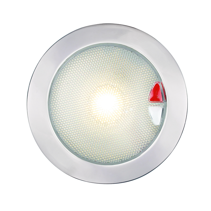 Hella EuroLED 150 LED plafondlicht warm wit/ rood, SS