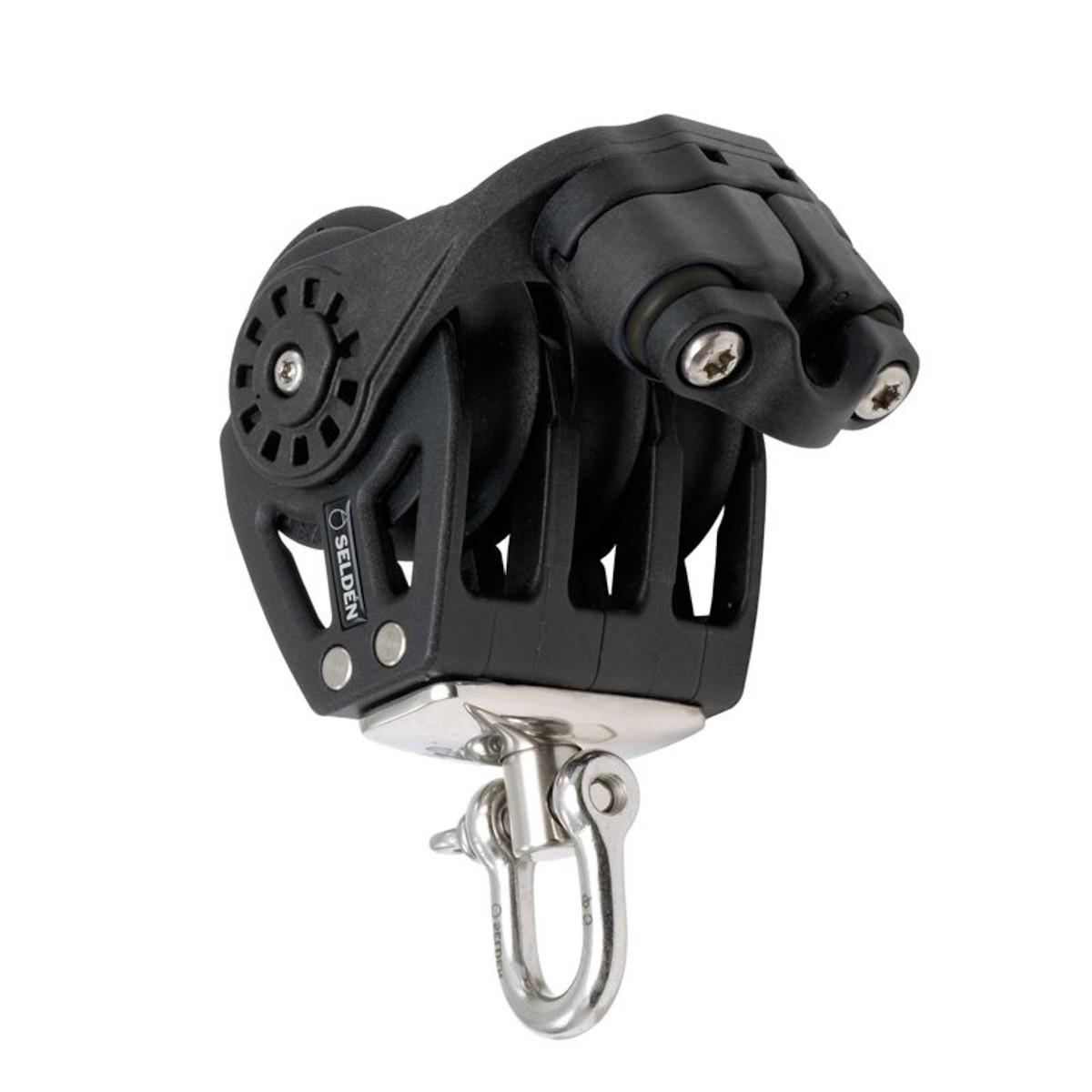 Seldén BBB40 drieschijfs kogellagerblok met draaibare beugel en klem