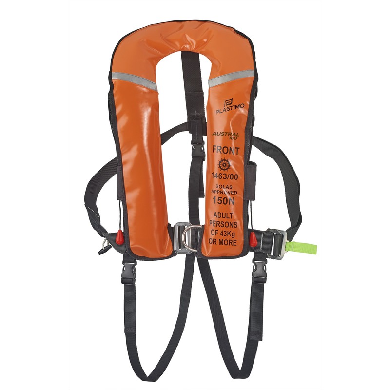 Plastimo Austral 180 Hr reddingsvest, Oranje, S