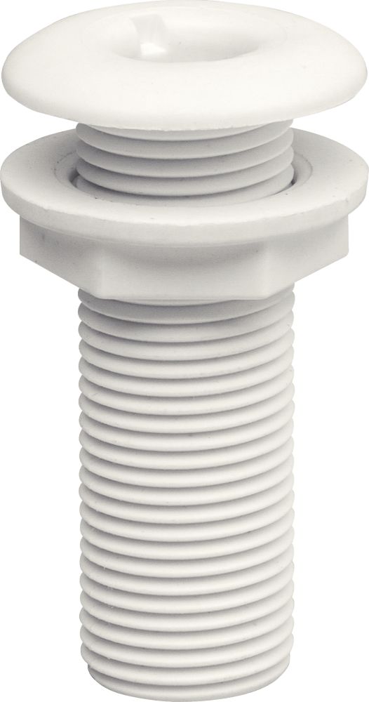 Plastimo Thread Thru-H Fit. Inbouwspoel Ø25 - L65mm Whi
