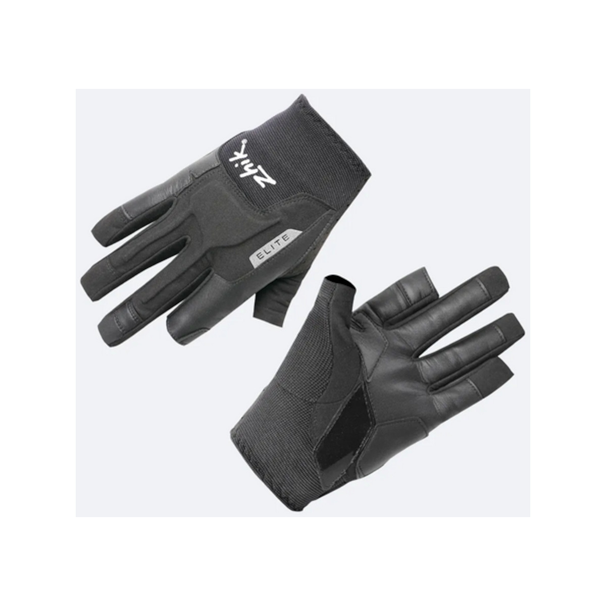 Zhik Elite zeilhandschoenen gesloten vinger antrazit, maat L