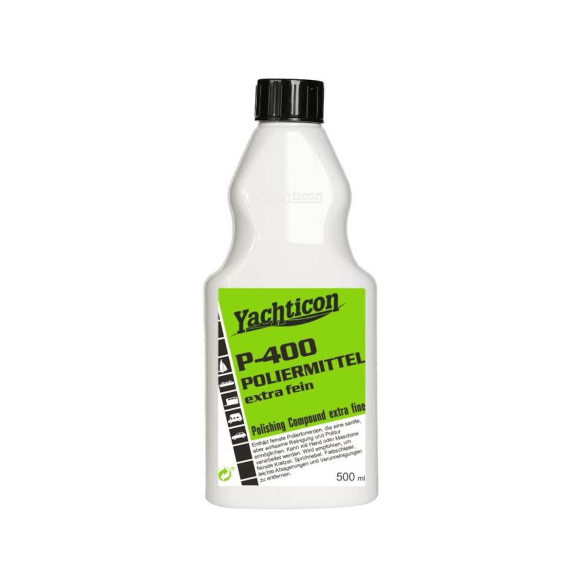 Yachticon P-400 polijstmiddel extra fijn 500 ml