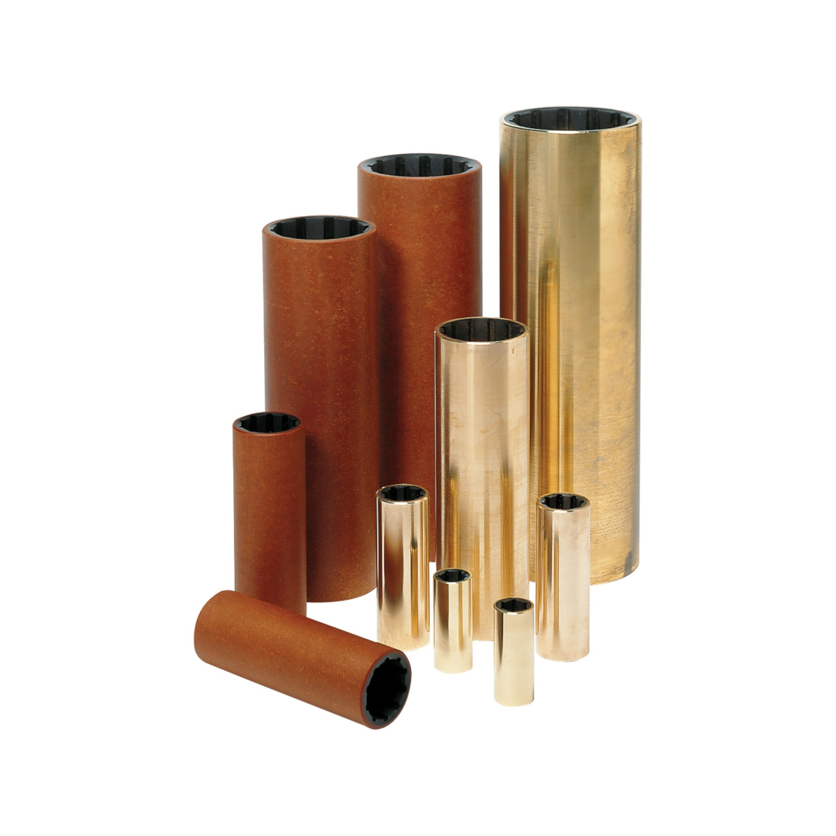 Vetus Rubber Lager met Messing Mantel 40mm