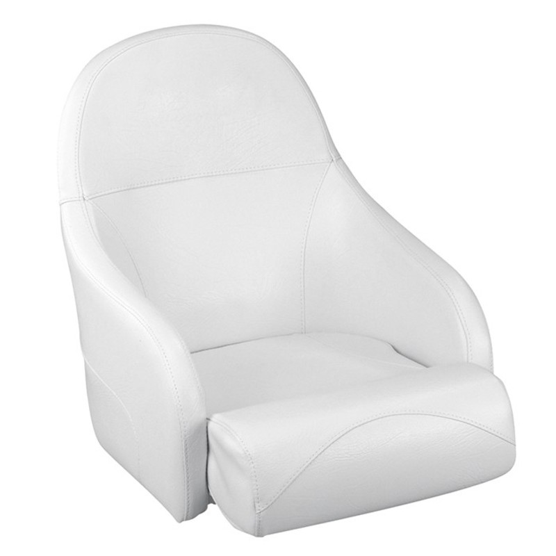 Plastimo Zitting Met Opvouw. Rugleuning Wit Vinyl