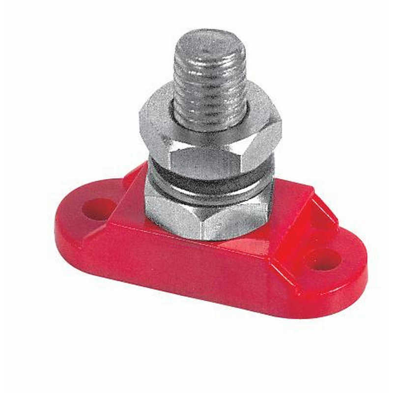 Bep geïsoleerde bouten afzonderlijk 1x10mm positief rood