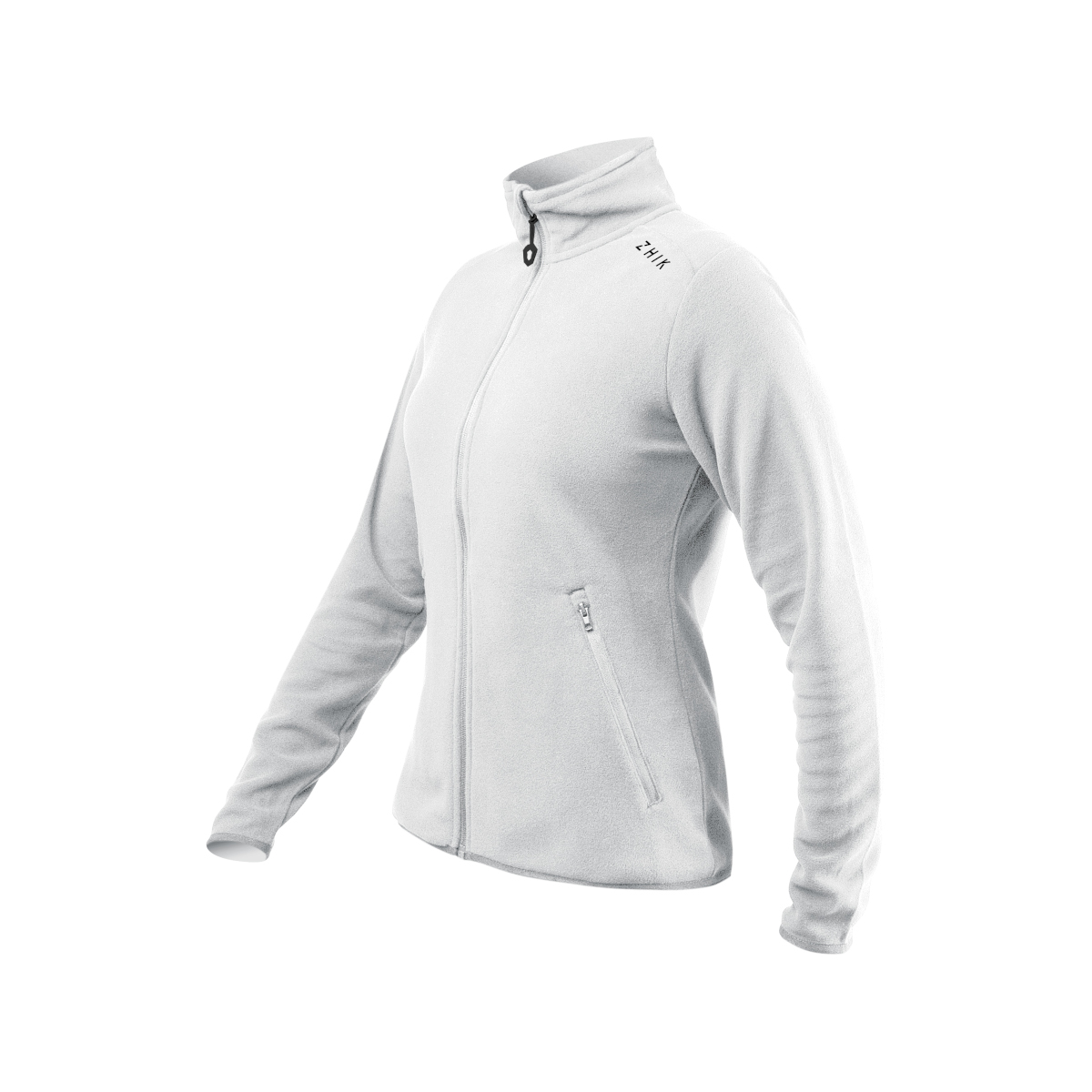 SALE: Zhik Full Zip Polartec fleece jas dames lichtgrijs, maat XL