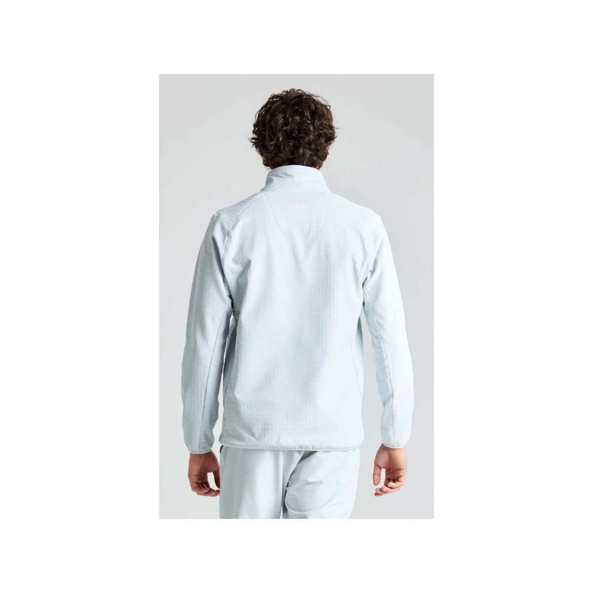 SLAM Altura FZ Grid fleecejas voor heren - Kleur grijs