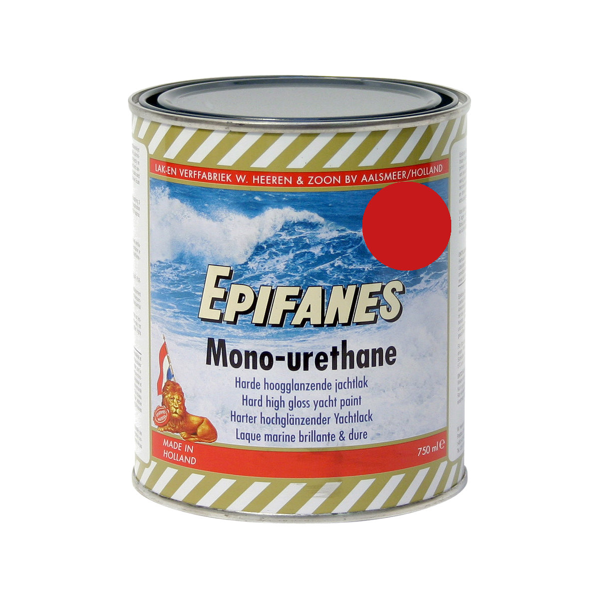 Epifanes mono-urethane jachtlak - rood 3116, 750ml