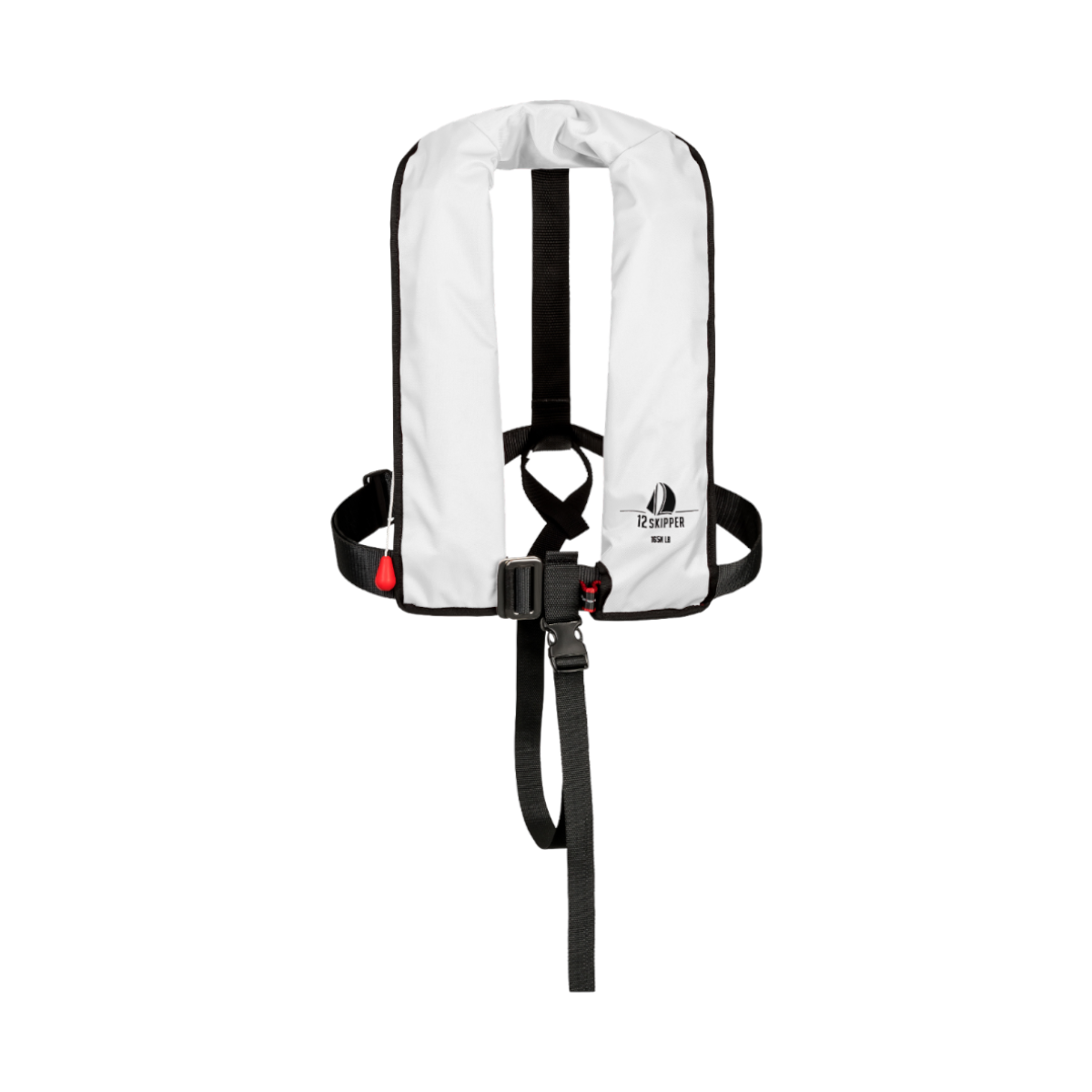 12skipper automatisch reddingsvest 165N met harnas, wit
