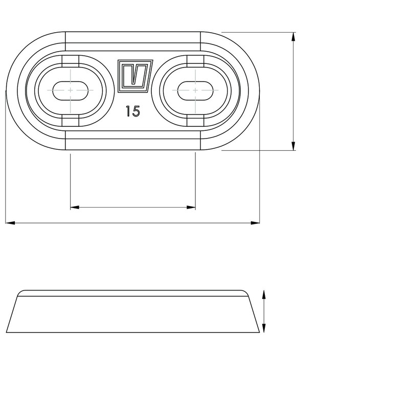 Vetus Romp Anode Type-15C
