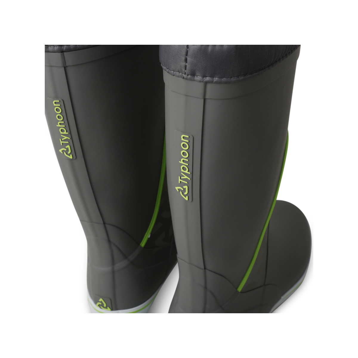 Typhoon Essential Sailing Boot zeillaarzen unisex grijs/lichtgroen, maat UK 8 / EU 42
