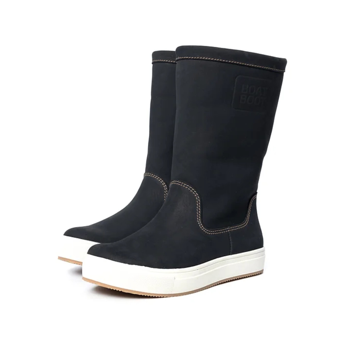 DEAL: Boatboot Zeillaars Leer Unisex marineblauw, maat 44