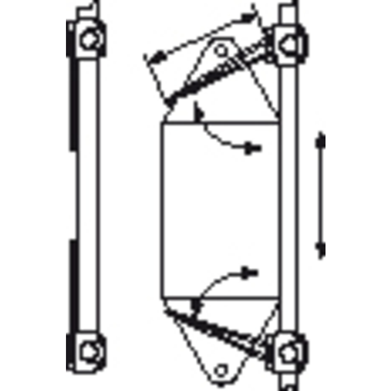 Plastimo universele fenderkorf, voor 90-200 mm fender