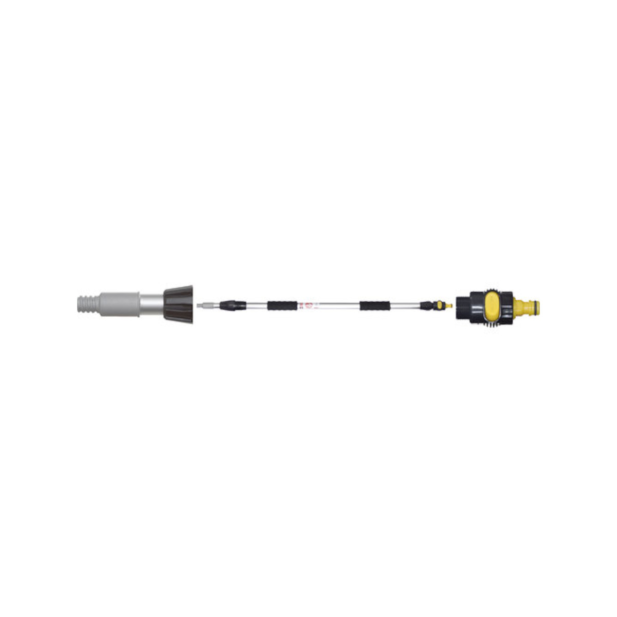 Yachticon wasborstelsteel 2-delig 90-168 cm