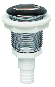 Plastimo Ontluchting Rond Recht / D17-19mm Slang Chr