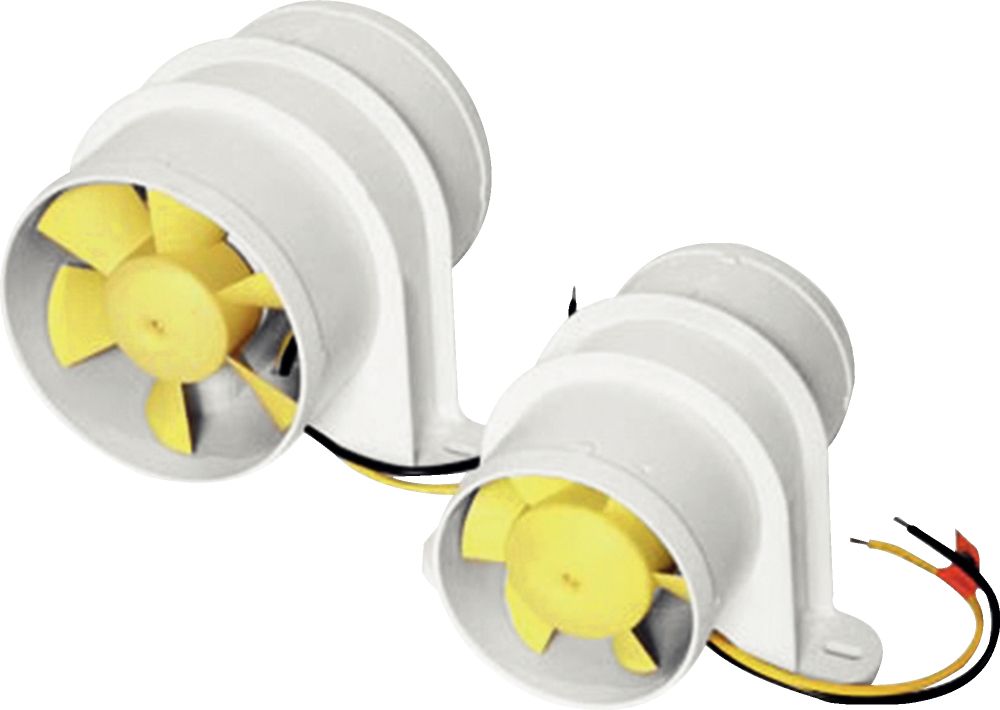 Plastimo Lijnventilator 12v D.75