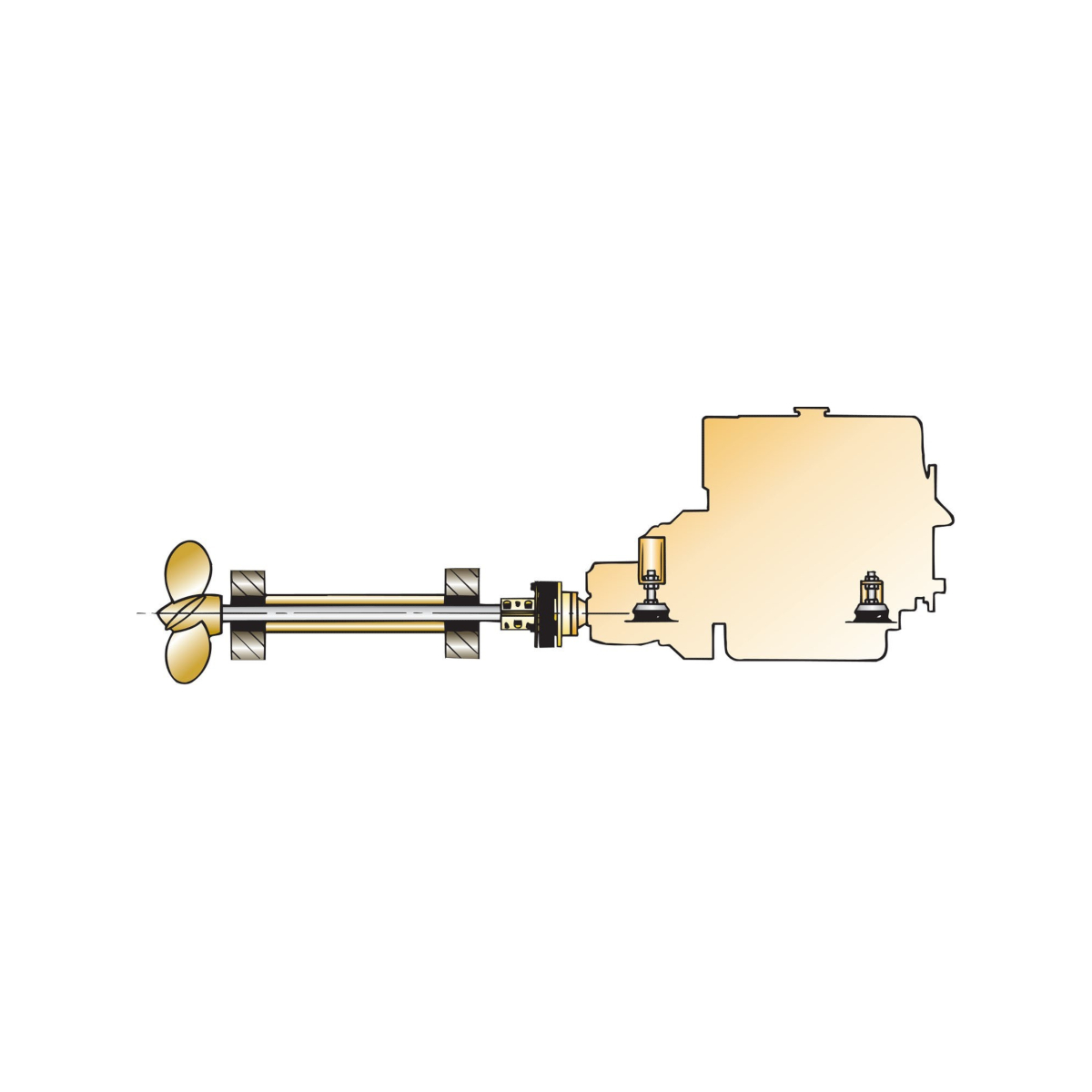 Vetus Flexibele koppeling BULLFLEX4 voor 30mm schacht