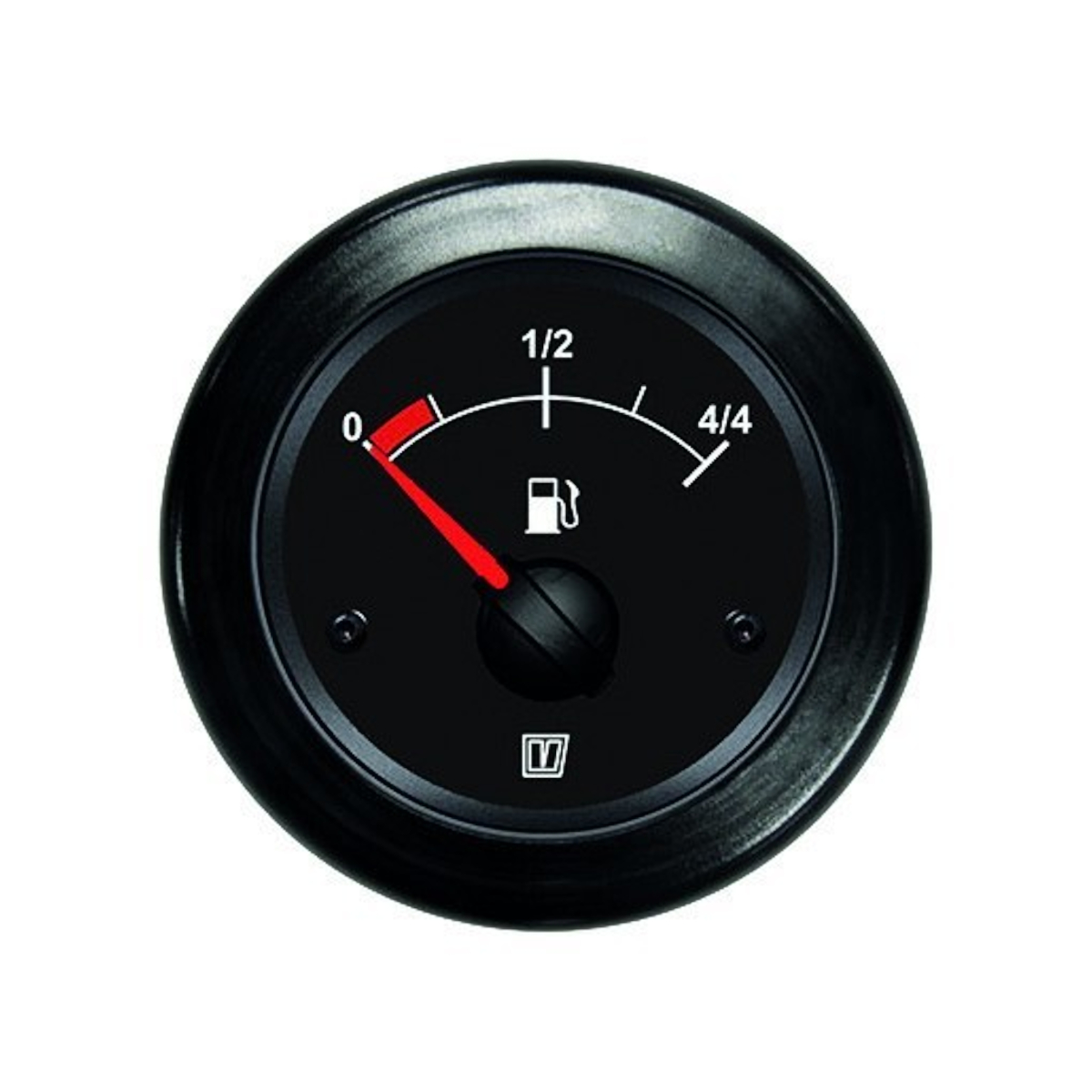 Vetus brandstofmeter 12/24V zwart