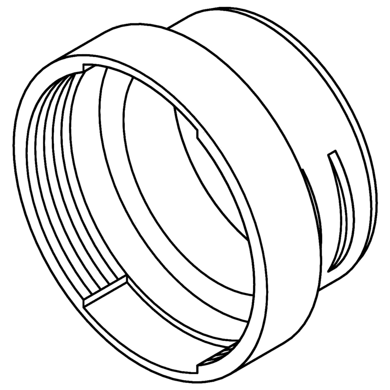 Webasto Reductiestuk Adapter 90/60, kunststof