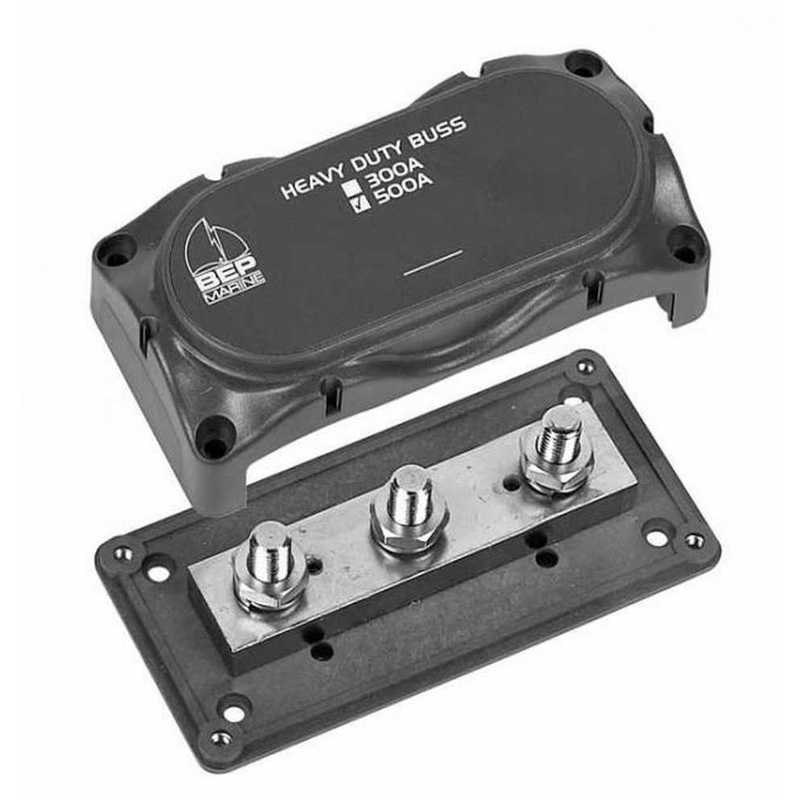 Bep dist. rail 500A 3x10mm MC10 kappen