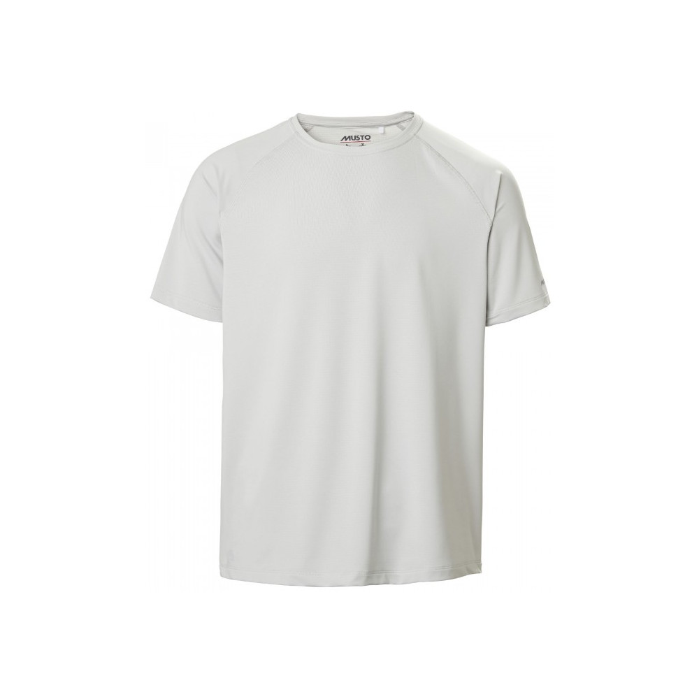 Musto Evolution Sunblock T-Shirt heren lichtgrijs, maat XL