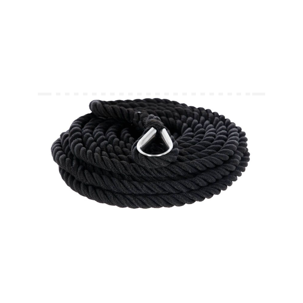 Plastimo Ankerlijn met kous – zwart, 12mm, lengte 30m