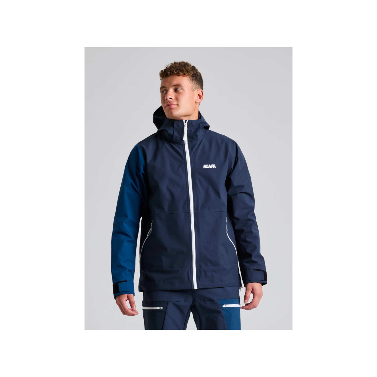 SLAM OD Hooded Jacket zeiljas voor heren - Kleur dunkles marineblau