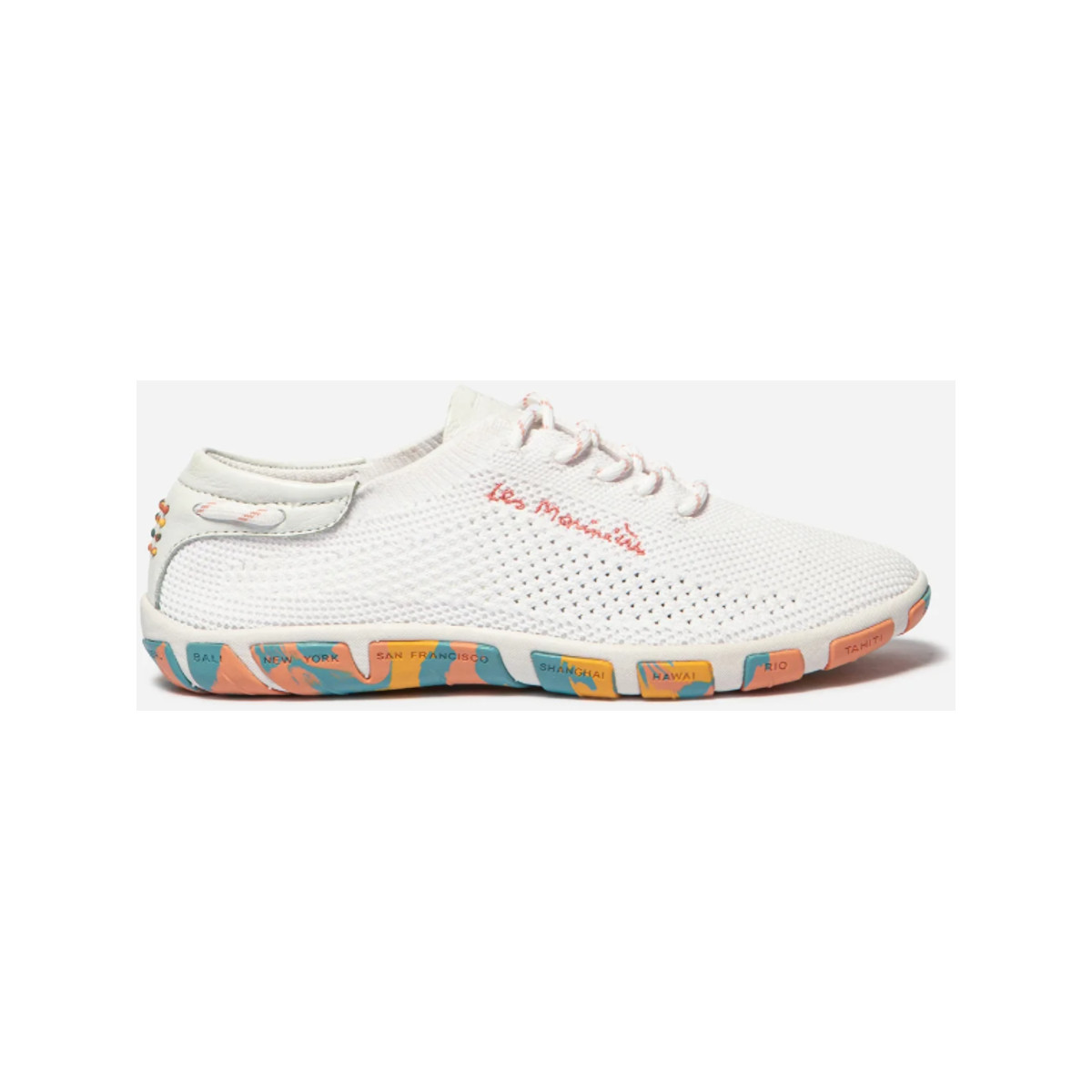 TBS Jazaria bootschoen dames wit-roze, maat 39