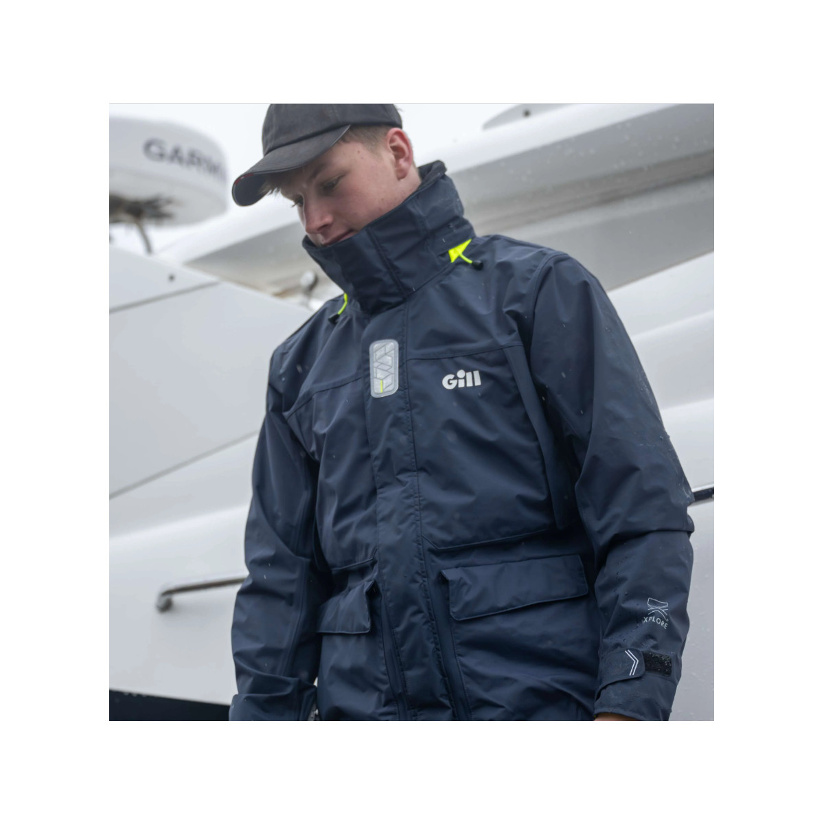 Gill OS34J Zeiljas Coastal Heren marineblauw, maat L