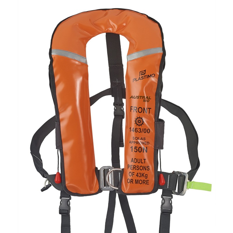 Plastimo Austral 180 Hr reddingsvest, Oranje, S