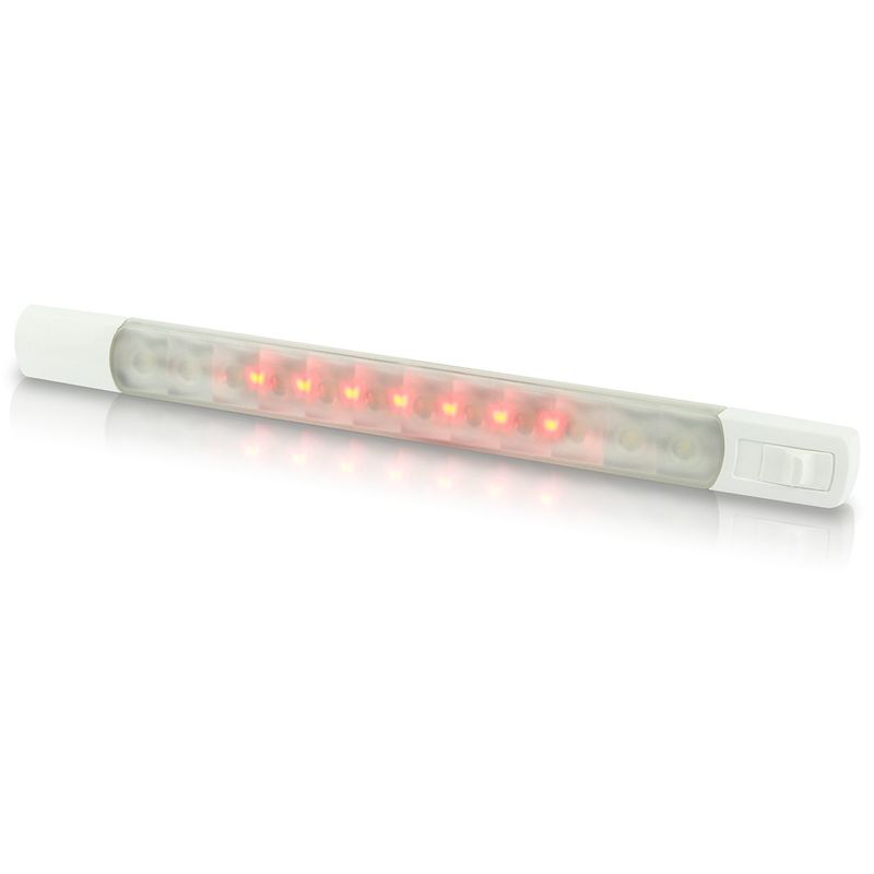 Hella trapverlichting wit/rood, 24V