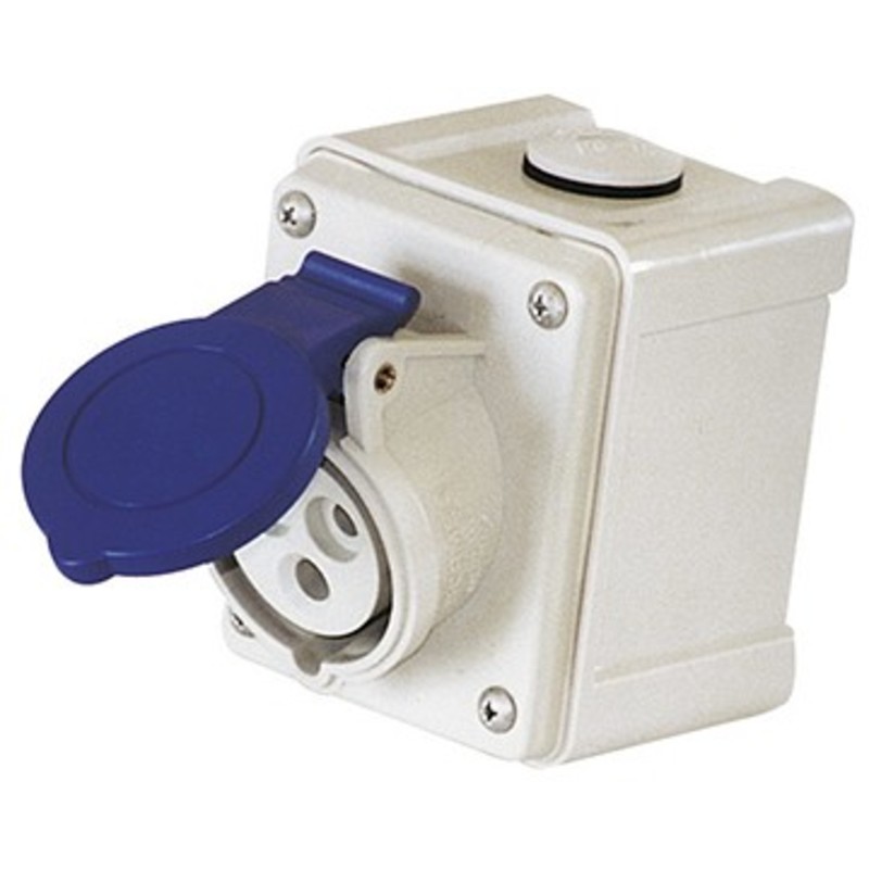 Plastimo Stekker 16a 2 T Blauw 220v Ip44